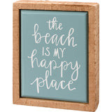 My Happy Place Mini Sign