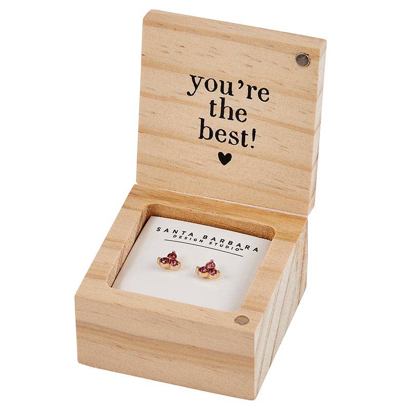Treasure Box Earrings - Friend
