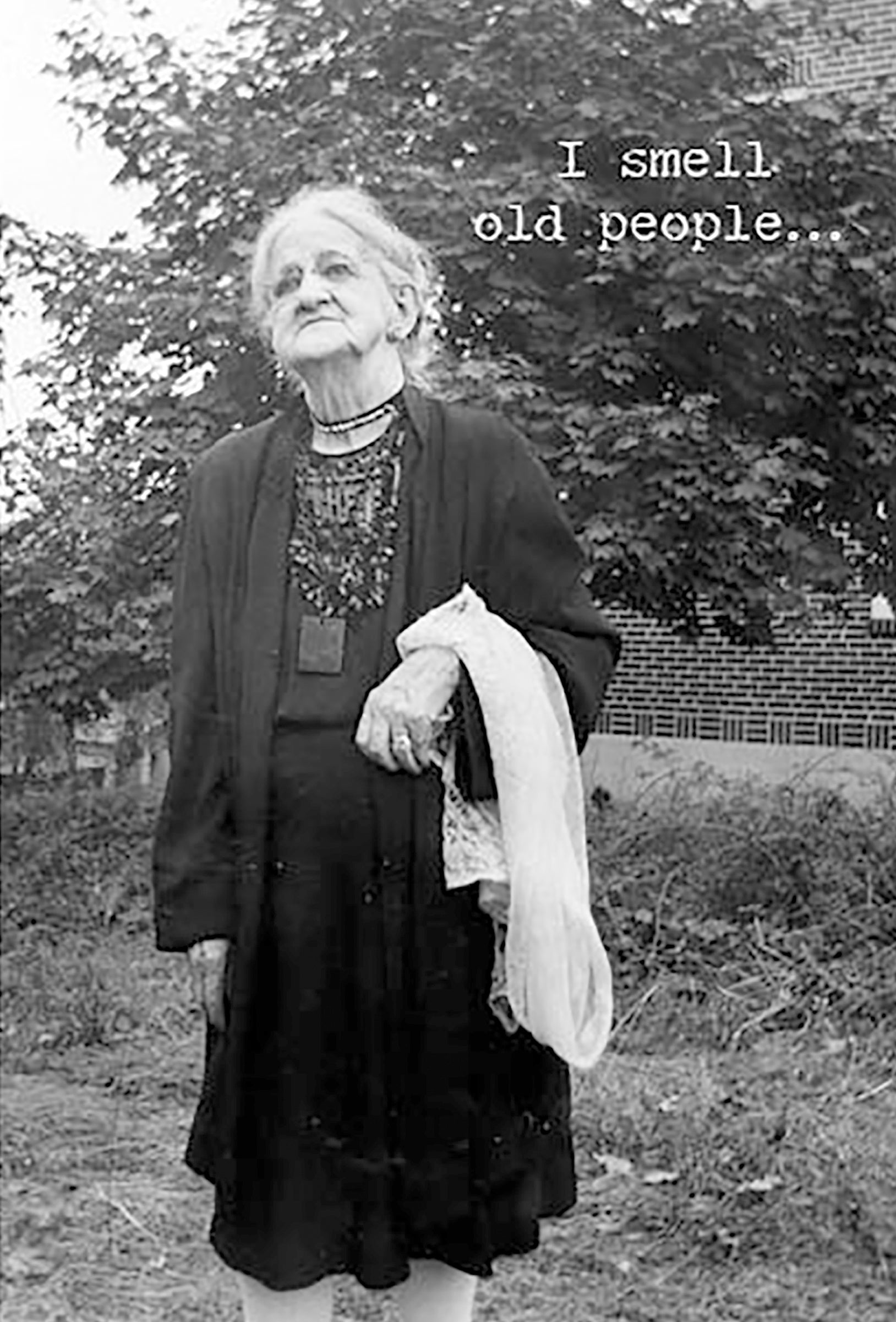 Old People Greeting Card – Beautiful Junque