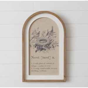 Vintage Nest Sign