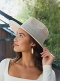 Pinched Front Wide Brim Western Style Hat