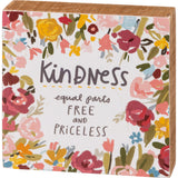 Equal Parts Free And Priceless Block Sign
