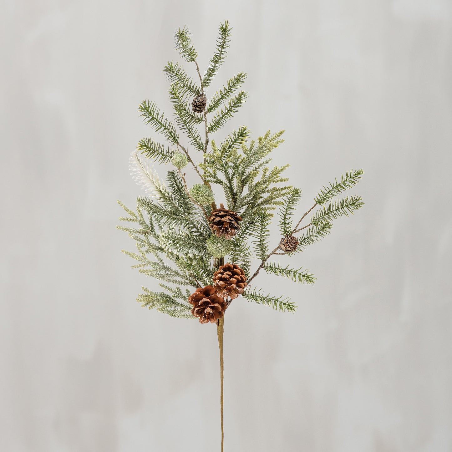 Mixed Evergreens Floral Pick