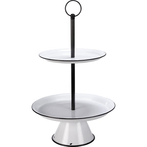 Two Tier Pedestal Tray