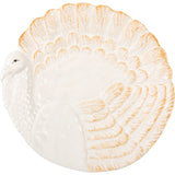 White Turkey Plate