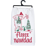 Fleece Navidad Kitchen Towel