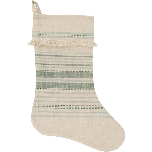 Blue Striped Stocking