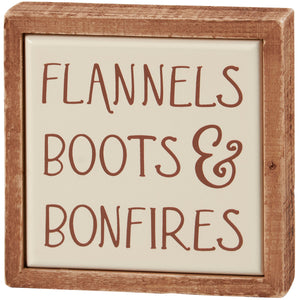 Flannels Box Sign Mini