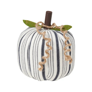 Med. White Striped Pumpkin