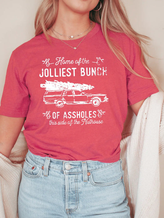 The Jolliest Bunch Christmas Tee