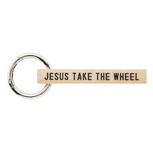 Keychain - Jesus Take the Wheel