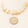 Mixed Metallic Hoop Earrings Set