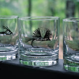 Fly Fishing Rocks Glass