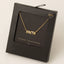Secret Box Gold Dipped Faith Pendant Necklace