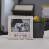 Wood and Acrylic Photo Frame with Quote-Family