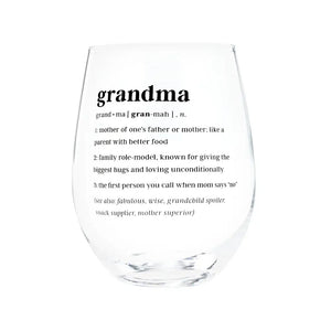 Grandma Wine Glass