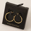 Secret Box Mini Bamboo Open Hoop Earrings