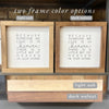 On Lake Time | Wall Art Light Oak Frame