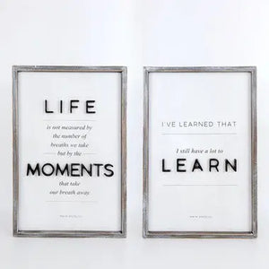 Moments Reversible Sign