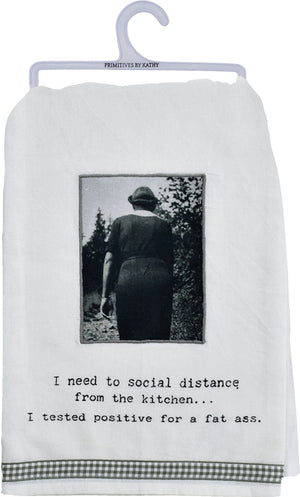 Social Distance From The Kitchen Kitchen Towel