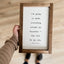 I'm Going To Make Everything Around Me Beautiful sign Light Oak Frame