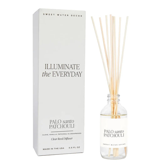 Palo Santo Patchouli Clear Reed Diffuser