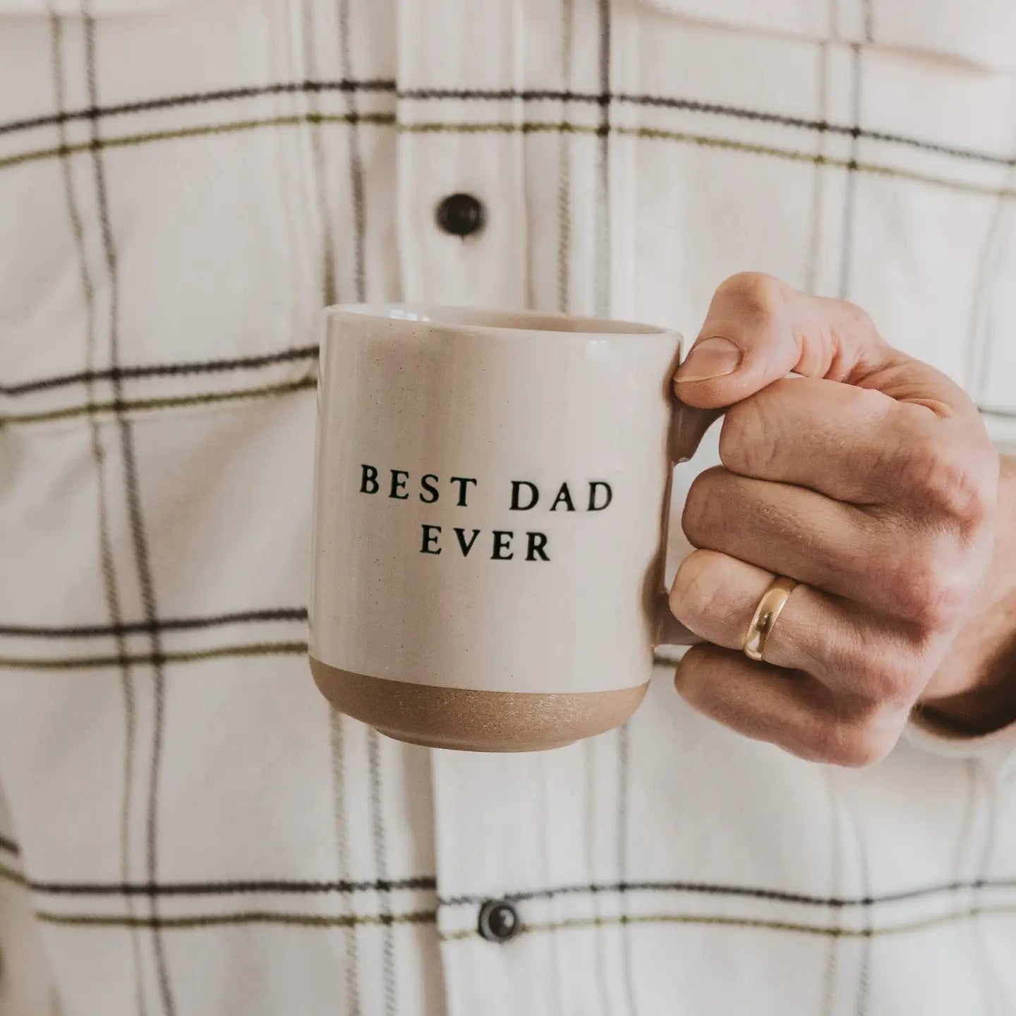 Best Dad Ever Stoneware Coffee Mug