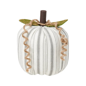 Med. Gray Striped Pumpkin