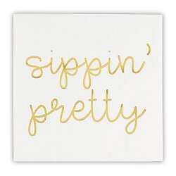 Cocktail Napkin - Sippin' Pretty