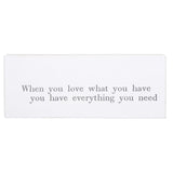 Word Board - Love What You Have