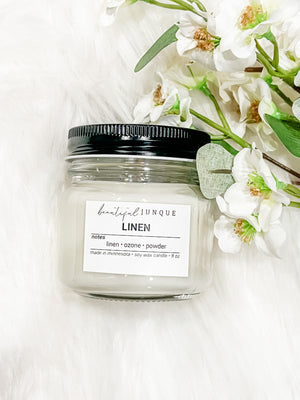 July Candle Of the Month-Linen
