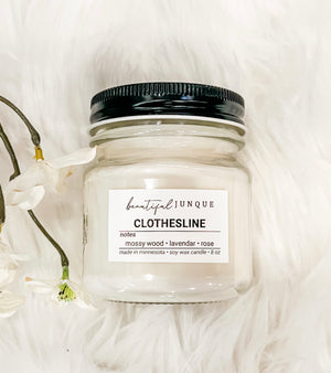 May  Candle of Month-Clothesline