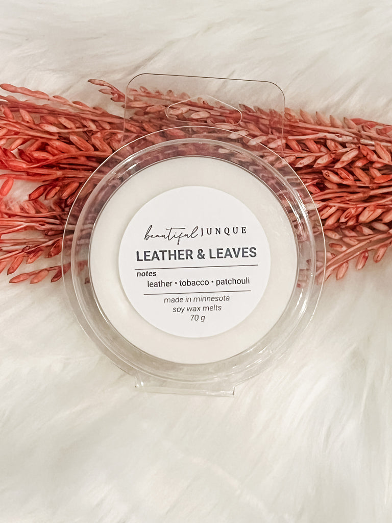 Leather & Leaves Wax melt