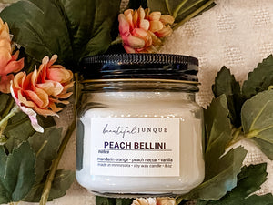 March Candle Of The Month-Peach Bellini