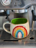 Artisan Rainbow Coffee Mug - Cup of Courage