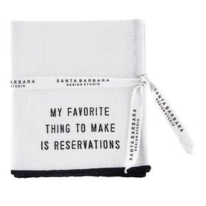 Tea Towel - Reservations