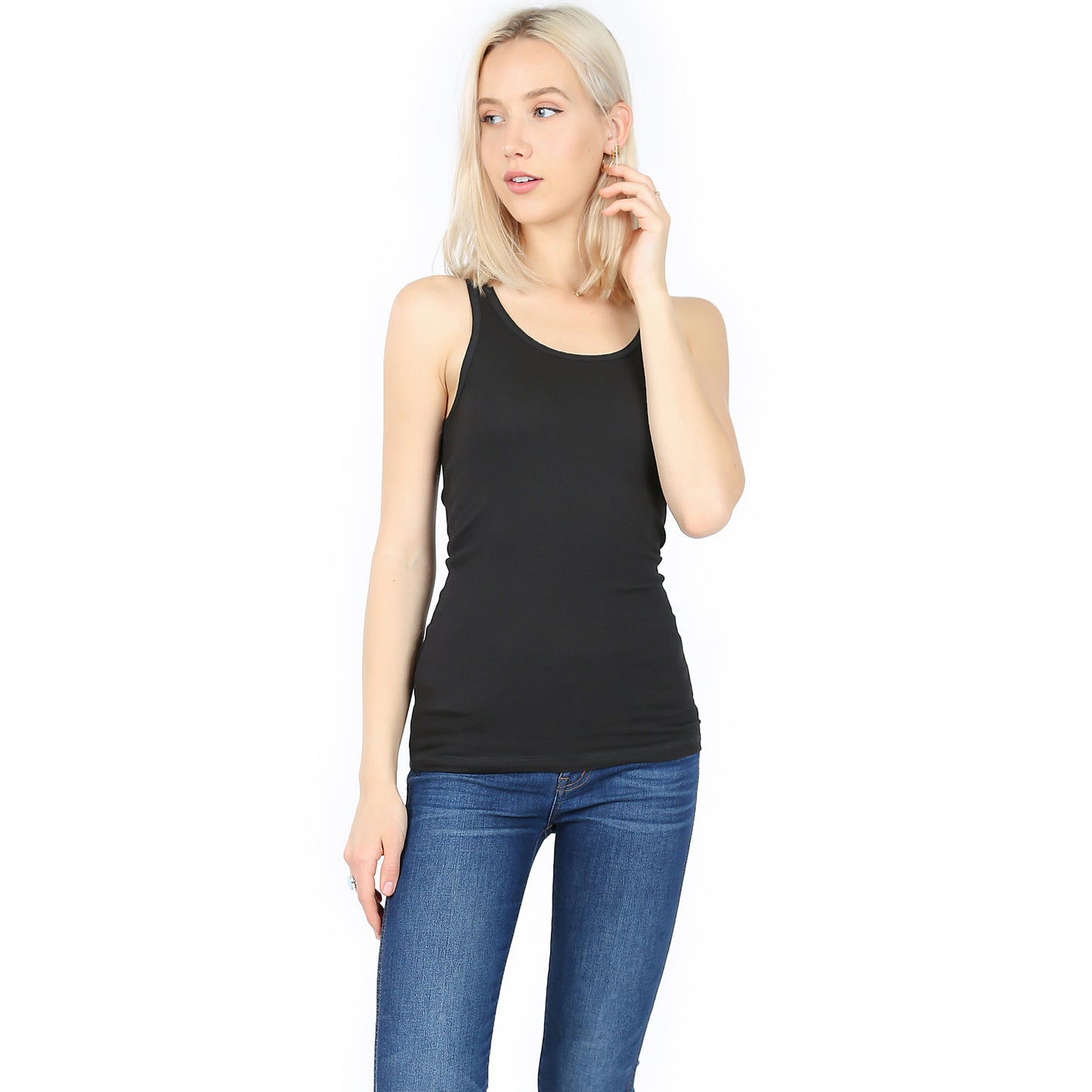 Ribbed Racerback Tank