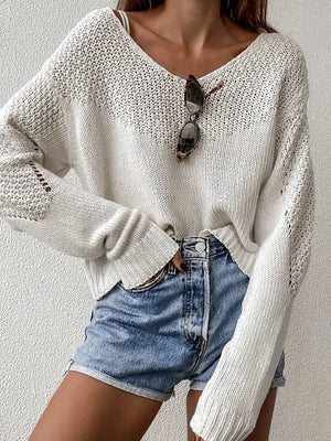 Cream Boho Sweater