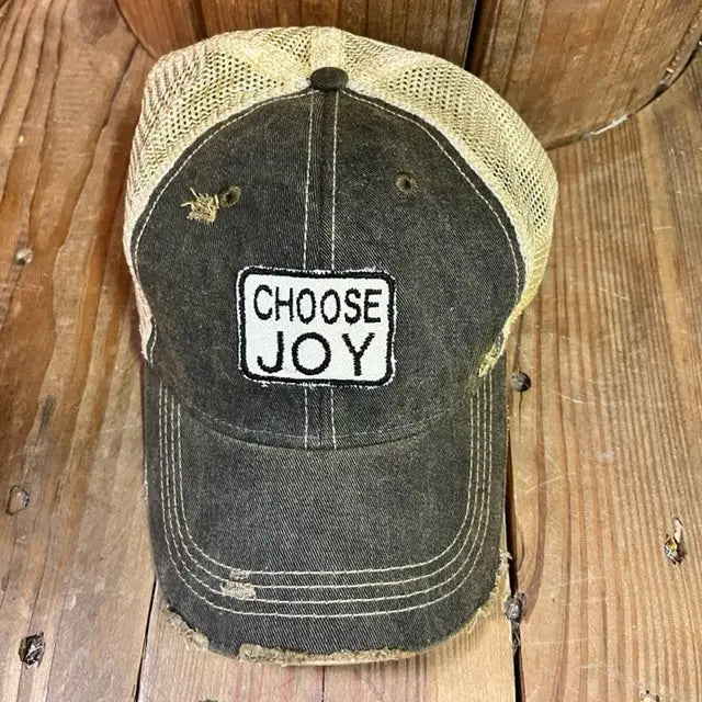 Choose Joy Black Hat