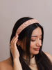 Vegan Leather Patterned Headband