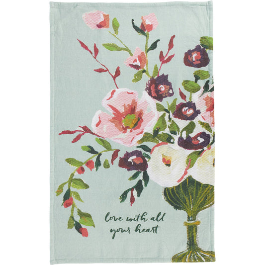 Love With All Your Heart Hand Towel