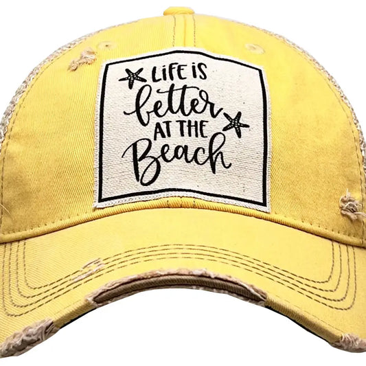 Life Is Better At the Beach Trucker Hat Baseball Cap