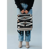 Black, Gray, Brown & Cream Aztec Backpack