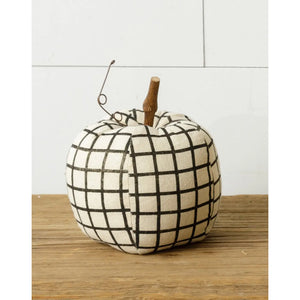 Window Pane Check Pumpkin