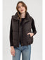 Solid Zip Up Puffer Vest