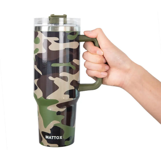 Camo Print Tumbler Cup