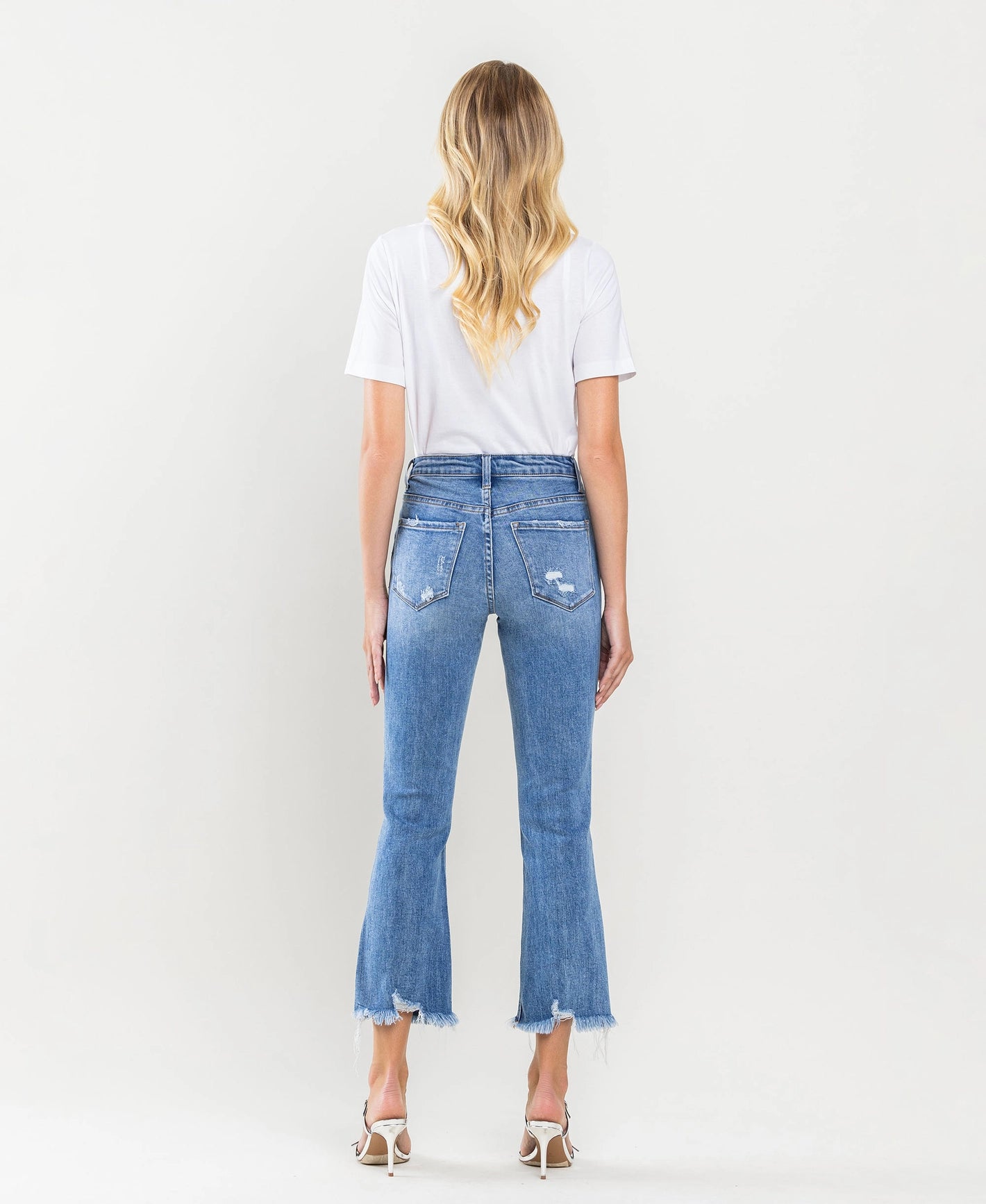 High Rise Kick Flare Jeans