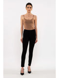 Button Detail Jeggings