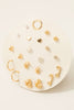 Sea Life Star Moon Assorted Stud And Hoop Earrings Set