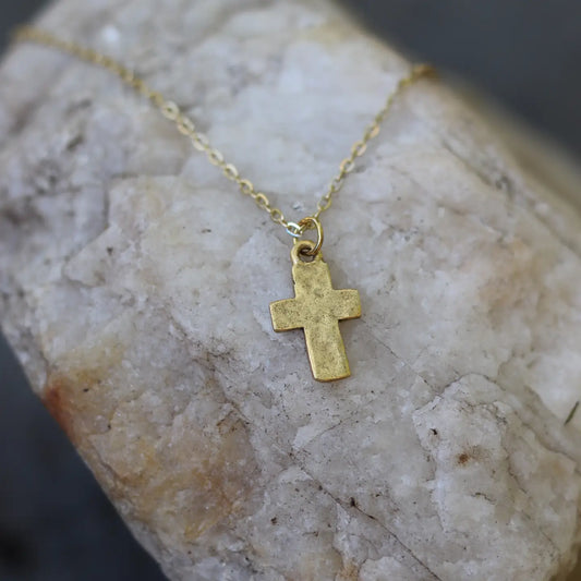 Gold Cross Necklace